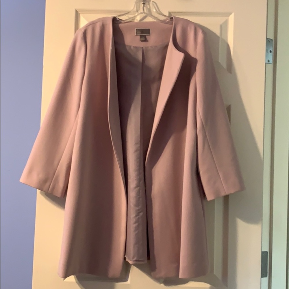 Chelsea 28 mid thigh lilac blazer
